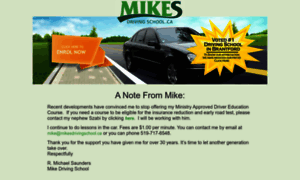 Mikesdrivingschool.ca thumbnail