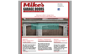 Mikesgaragedoors.com thumbnail