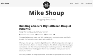 Mikeshoup.com thumbnail