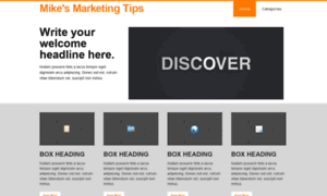 Mikesmarketingtips.com thumbnail