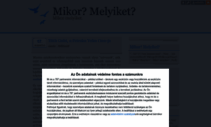 Mikor-melyiket.blog.hu thumbnail