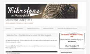Mikrofone-unter-100-euro.de thumbnail