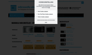 Mikrowelle-ohne-drehteller.de thumbnail