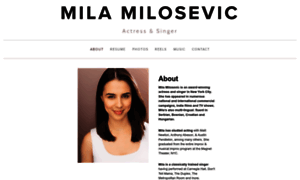 Milamilosevic.com thumbnail