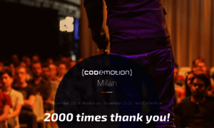 Milan2016.codemotionworld.com thumbnail
