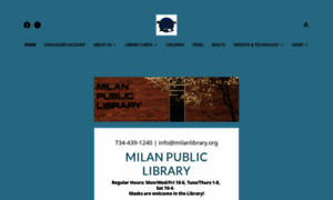 Milanlibrary.org thumbnail