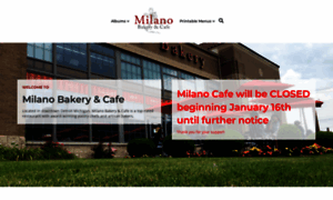 Milanobakeryandcafe.com thumbnail