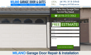 Milanogaragedoors.com thumbnail