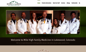 Milehighfamilymedicine.com thumbnail