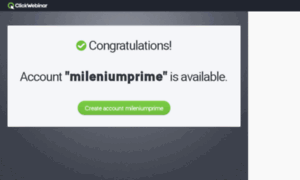 Mileniumprime.clickwebinar.com thumbnail