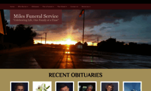 Milesfuneralservice.com thumbnail