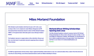 Milesmorlandfoundation.com thumbnail