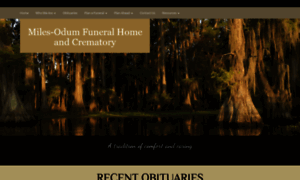 Milesodumfuneralhome.com thumbnail