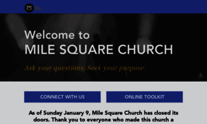 Milesquare.church thumbnail