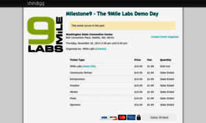 Milestone9.shindigg.com thumbnail