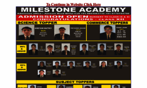 Milestoneacademy.in thumbnail