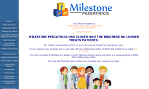 Milestonepediatrics.com thumbnail