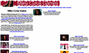 Mileycyrusgames.net thumbnail