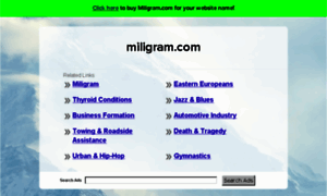 Miligram.com thumbnail