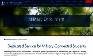 Military.columbusstate.edu thumbnail