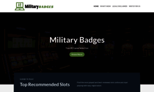 Militarybadges.info thumbnail