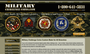 Militarychallengecoins.com thumbnail