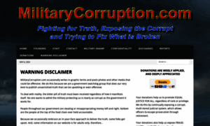 Militarycorruption.com thumbnail