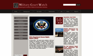 Militarycourtwatch.org thumbnail