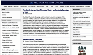 Militaryhistoryonline.com thumbnail