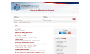 Militaryspouseconnection.jobs thumbnail