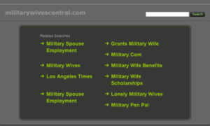 Militarywivescentral.com thumbnail
