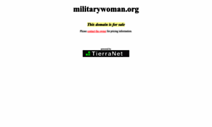 Militarywoman.org thumbnail