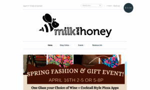 Milkandhoneystore.com thumbnail