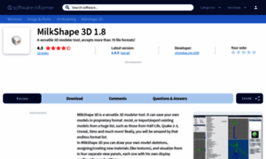 Milkshape-3d.informer.com thumbnail