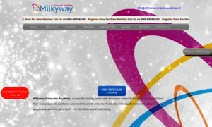 Milkywaycomputeracademy.net thumbnail