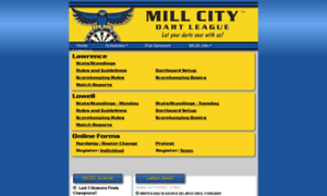 Millcitydartleague.com thumbnail