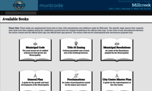 Millcreek.municipalcodeonline.com thumbnail