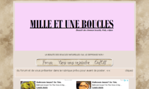 Mille-et-une-boucles.forumactif.net thumbnail