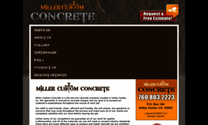 Millercustomconcrete.com thumbnail