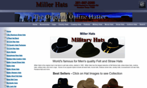 Millerhats.com thumbnail