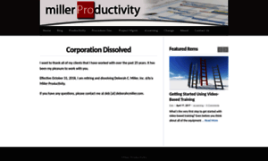 Millerproductivity.com thumbnail
