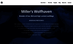 Millerswolfhaven.net thumbnail