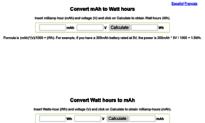 Milliamps-watts.appspot.com thumbnail