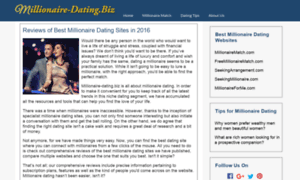Millionaire-dating.biz thumbnail