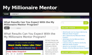 Millionairesecretsmentors.info thumbnail