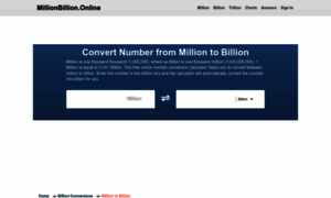 Millionbillion.online thumbnail