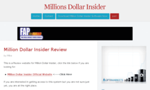 Millionsdollarinsider.com thumbnail