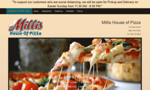 Millishouseofpizza.com thumbnail