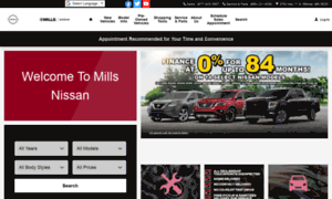 Millsnissanwillmar.com thumbnail