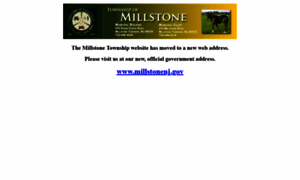 Millstone.nj.us thumbnail